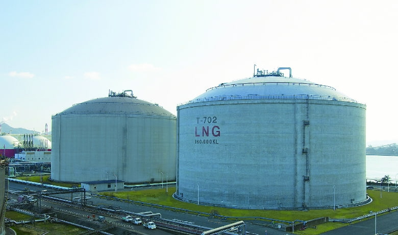 水島LNG基地プロセスフロー